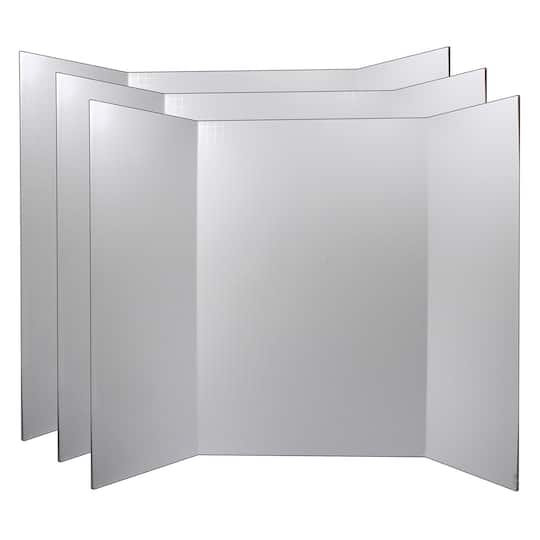 Ghostline® 28" x 22" White Foam Presentation Boards with 1/2" Faint Grid, 3ct.